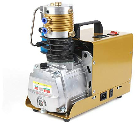Compresseur d'air automatique 4500 psi 300 bar - Pompe à air haute pression - Pompe à air haute pression pour voiture, bouteille de plongée industrielle
