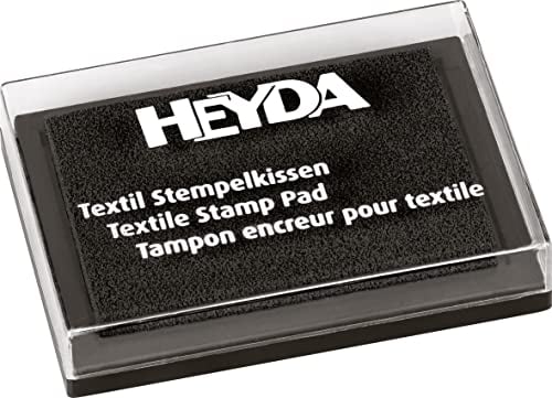Heyda Stempelkissen Textil | schwarz