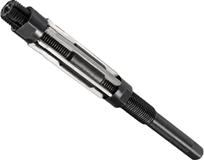 QUARKZMAN 1 Stück 19-21mm Einstellbare Handbetriebene Reibahle Hochgeschwindigkeit Stahl 6 Gerade Welle für Metallteilen Reiben [H8]