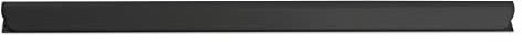 DONAU Universal Klemmschienen / 10 Stück/Klemmschiene DIN A4/ 8mm für circa 80 Blatt/Klemmleiste für Sichtschutzstreifen/Befestigungs-clips/PVC Kunststoff/Schwarz