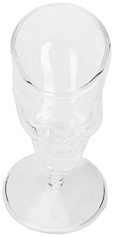 UPKOCH 1 Pc Calice a Teschio Bicchiere Da Tazza Tazze Di Trasparente Bicchieri Di Cristallo Calice Di Halloween Chiaro Calici Vino Piccoli Bicchieri Alto Borosilicato 3d