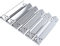 teileplus24 BR04-6-SG Gasgrill Edelstahl Brennerabdeckung kompatibel mit Rösle Videro G6, G6-S, G6-S Nero, Vario+ und Sansibar Serie | Flavorizer Bars | Passgenau | Rostfrei | Brennerschutz