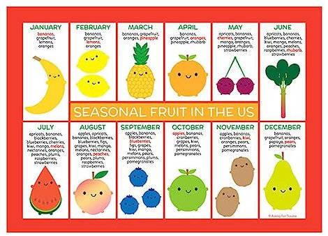 Imtrub Magnetische Nourish-Food-Poster,Nährstoffreiches Lebensmittel-Poster, Bauern-Gemüse-Leitfaden, Lebensmittel-Typentabelle | Poster für nahrhafte Lebensmittel, Bauernhaus-Saison-Food-Poster