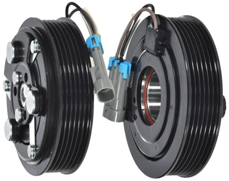 ACAUTO Magnetkupplung, Klimakompressor AC-06SD21 | Ac-06SD21 / QCA0245 passend für Sanden Pxv SD7V16 Klimakompressor Cadillac Bls