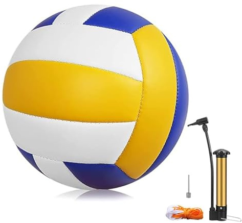 Magicorange Volleyball,1 Pack Official Size 5 Volleyballs,Blue Yellow