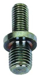 La zappa Adaptador para cabezal desbrozadora de repuesto para modelo semiautomático Emily (M10 x 1,25 / M8 x 1,25 SX)