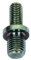 La zappa Adaptador para cabezal desbrozadora de repuesto para modelo semiautomático Emily (M10 x 1,25 / M8 x 1,25 SX)