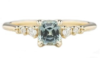 MAGIIE Schmuck Anillo Damen Frauen, 14K Vergoldet Damen Ring Gold,Zirkonia Ring Verlobungsring Fingerring Verlobungsring (Gold, 60)