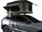 Hartschalen Autodachzelt Dachzelt Box für 2-3 Personen Camouflage ABS 3-15 Sek. Pop-Up 3000mm Wasserdicht Auto PKW Outdoor Camping Leiter 5,5cm Matratze Stiefeltaschen GRATIS Netz & Solar Taschenlampe