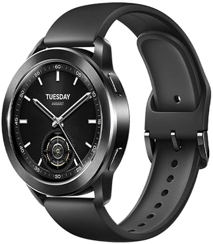 Xiaomi Watch S3 - Pantalla AMOLED Circular de 1.43, Monitorización de Frecuencia Cardíaca SpO2 y Estrés, 150+ Modos Deportivos, hasta 15 Días de Autonomía, Negro