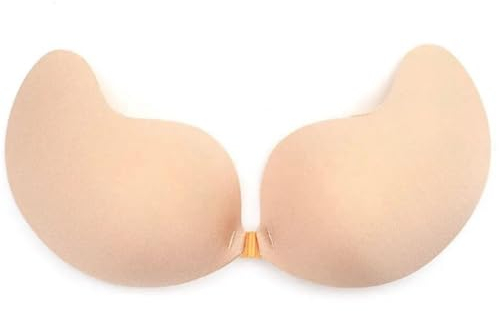 Klebe BH Push up Rückenfrei Trägerlos BH ohne träger Klebe-BHS große Brust Wiederverwendbare Unsichtbar Haut Freundlich Sticky Strapless Bra für kleine brüste Brautkleid Damen Rückenfreies Kleid
