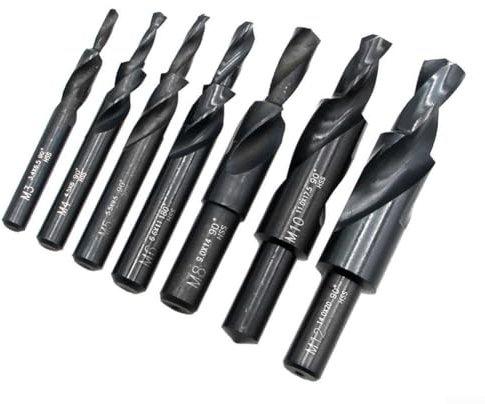 Hochgeschwindigkeitsstahl-Stufenbohrer, 90 Grad, langlebiges Werkzeug (M8 x 180 Grad)