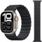 CeMiKa Bracelet Boucle Sport Océan Compatible avec Bracelet Apple Watch 49mm 46mm 45mm 44mm 42mm, Bracelet Respirant en Silicone Conçu pour iWatch Ultra 2 Ultra Séries 10 9 8 7 6 5 4 3 2 1, Noir