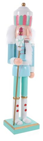 UTHCLO Nussknacker-Verzierung Nussknacker-Weihnachtsschmuck Soldat-Nussknacker-Figur Tischdekoration Traditionelle Dekoration Nussknacker Christbaumspitze Nussknacker- Holz
