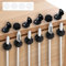 Yuanchu 12 Stück Kabelhalter,Magnetische Kabelmanagement Selbstklebend Kabelclips Kabel Organizer Kabelbefestigung mit 2 Aufkleber für Schreibtisch Nachttisch Ladekabeln HDMI USB Audiokabel(12pc)