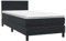 vidaXL Boxspringbett mit Matratze Schwarz 80x220 cm Samt, Bett, Bett mit Stauraum, Möbel Schlafzimmer, Betten, Bett mit Bettkasten, Schlafzimmermöbel