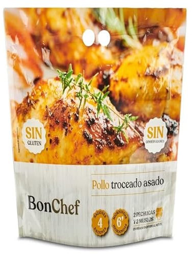 Pollo asado troceado Bonchef bolsa 1.5 Kg aprox.