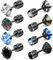 4 Paar Titan Ohrstecker Herren Ohrloch Stecher Set Hypoallergene Chirurgische Stahlohrringe Damen Schraube Zurück 5a Cubic Zirkonia Ohrstecker Titan Helix Ohrringe 4 Mm/6 Mm/14 Mm（Bunte）