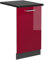 Vicco Tapa del lavavajillas R-Line, Rojo Burdeos Alto Brillo, 45 cm, ET Antracita