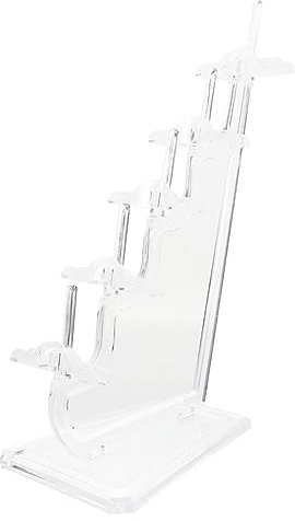 Ciieeo 5st Fünfschichtiger Brillenrahmen Kabel Tisch Sonnenbrillen-organizer-tablett Groß Platte Brillenhalter Tablette Brillenständer Organisation Aufnahmerahmen Album Acryl Transparent