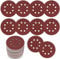 30 Pièces Disques Abrasifs 125 mm/5 Pouces, Disque de Ponçage Grain 120, Papier Abrasif 8 Trous, Feuilles Abrasives pour Ponceuse Orbitale Aléatoire Murale
