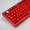 122 Keys Matte Transparent Keycaps Cherry Profile Red Keycaps Set Fit for 60% 65% 75% Mechanical Keyboard Cherry Mx Switches (Red)