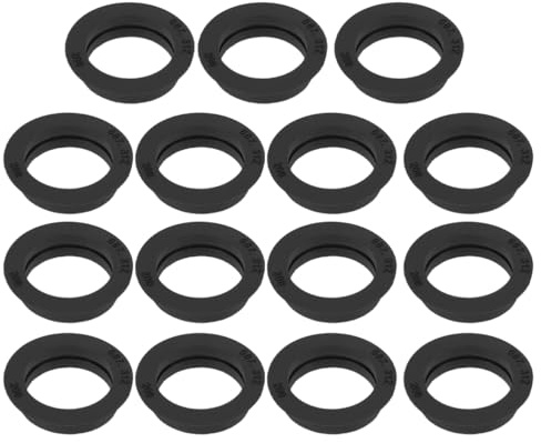 Luxshiny Dichtungsring-Set Für Parksensoren 15 Stück Schwarz | Klebesockel, Staubschutz, Schwarz Für Saubere Sensoren Im Fahrzeug, 15 Stück