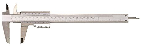 CNC QUALITÄT Taschen- Messschieber 150 mm DIN 862 mit Momentfeststellung - rostfreier Stahl