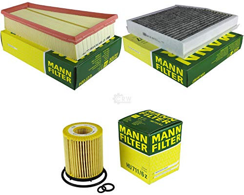 Mann-FILTER - Set di ispezione, filtro dell'olio, filtro abitacolo