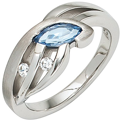 Jobo Damen-Ring aus 925 Sterling Silber mit Zirkonia