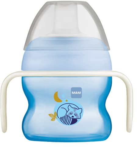 MAM Starter Cup 150ML with Glow Handles - Blue