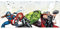 Procos Tischdecke aus Kunststoff Avengers Mighty – Mehrfarbig