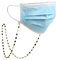 TEAMER Mode bunte Brillenkette Sonnenbrillenband Brillenhalter Kristall Statement Perlen Lesung böhmischen Glasband für Frauen Mädchen (Schwarz - Gold)