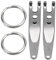 Suspension Pocket Clip, 2pcs Quick Hanging Tool Multi-purpose Quicklink Tool for Hanging Knives, Suspension Clip Hanger for Outdoor
