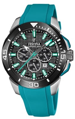 Festina Herren Analog Quarz Uhr mit Silikon Armband F20642/3