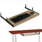 BITWIT Keyboard Tray Slide Keyboard Stand - höhenverstellbare Tastatur Schublade - für unter dem Schreibtisch herausziehen - mit 14 Zoll Erweiterung Slide Rail - Home Office Holz Tastatur Regal