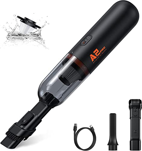 Baseus Cordless Rechargeable A2 Pro, Handheld Vacuum, Black, 120 milliliters, 60 Decibeles