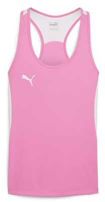 PUMA Débardeur de Padel Individuel Mixte, Rose Poison-Blanc