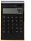 Fdit Taschenrechner, LCD-Display, Solarenergie-Rechner, Tragbarer Tischrechner mit Standardfunktion für das Heimbüro (Schwarz)