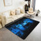 Homemissing Gamer Tapis de Salon 150x200cm Jeux Tapis Chambre Jeux décoration Tapis de Sol Gamepad intérieur Console de Jeu Moderne Contrôleur Bleu Tapis d'extérieur