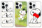 PBNDJVG [3 Stück] Transparente Schutzhülle Apple iPhone 13 iPhone 14 Hülle 6,1/'',Karikatur Niedlich Anime Charakter Lustig Muster Case Silikon TPU Bumper Handyhülle iPhone 13 iPhone 14