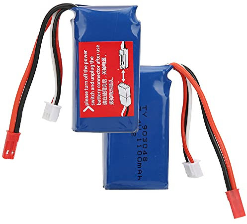 BROLEO Batterie 7,4 V 1100 mAh, pièces de rechange pour hélicoptère RC