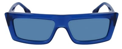 Karl Lagerfeld KLJ6147S 432 Electric Blue Sunglasses Unisex Iniettato, Rectangle, 56