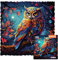 UNIDRAGON Original Holzpuzzle – Smart Owl, 100 Teile, 14 x 14 cm, schöne Geschenkverpackung, einzigartige Form, Erwachsene und Kinder