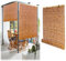 Bambus Rollo für Balkon, Sonnen- und Sichtschutz Bambusraffrollo, Außenrollo Ohne Bohren 100cm 140cm 50cm 80cm 90cm 110cm Breit Bambusrollo für Fenster Pergola Terrasse