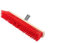 ToM PaR Straßenbesen | Besen | Kehrbesen mit Stielhalter aus Metall | Ohne Stiel | Breiter Industriebesen | Saalbesen | Gartenbesen | Großraumbesen | Terrasse | Garage | Garten | 50 cm, Rot