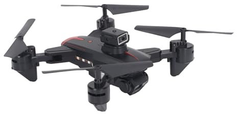 Bewinner Drone con Fotocamera per Adulti, Quadricottero RC 4K con 3 Fotocamere, Ostacolo a Vie, Mini Drone WiFi Pieghevole con App per Fotografia Aerea