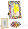 DKINY Mosaik Bilderrahmen Bastelset Kinder Holz Fotorahmen Mosaiksets mit Muschel DIY Mosaik Holzrahmen zum Basteln Personalisiert Kreativset Geschenk für Junge Mädchen Geburtstag