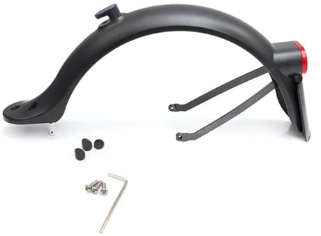 JASMKL Hinterrad passend for Xiaomi Scooter 1S und PRO 2. Hinterer Kotflügelflügel, Rücklicht-Haken, Nummernschild-Unterstützung, 8,5 Zoll(Fender Sets A)