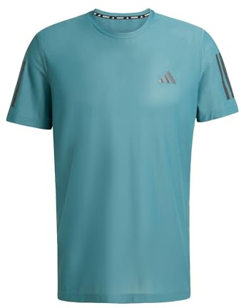 Adidas Herren Own The Run Tee, Preloved Teal, M